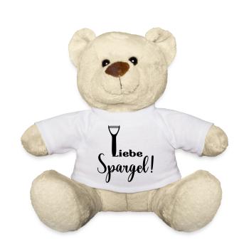 Liebe Spargel Gemüseschäler - Teddy - Weiß - Vorne