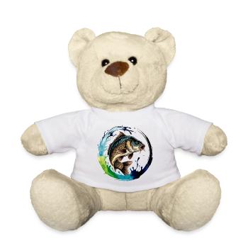 Springender Karpf - Teddy - Weiß - Vorne