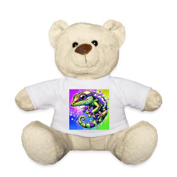 Gecko - Teddy Bear - white - Front