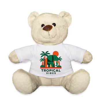 Tropical Elephant - Teddy - Weiß - Vorne