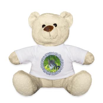Cats, tomcats, outdoor cats - Teddy Bear - white - Front