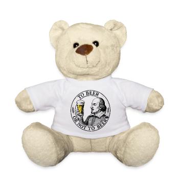 Bier oder nicht Bier - Teddy - Weiß - Vorne
