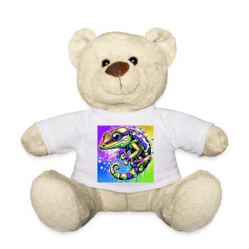Gecko - Teddy Bear - white - Front