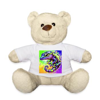 Gecko - Teddy Bear - white - Front