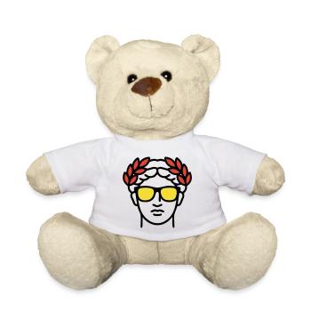 Römische Statue Sonnenbrille Antike Kunst - Teddy - Weiß - Vorne