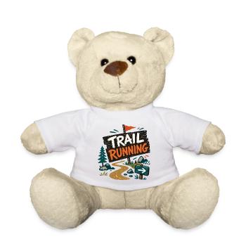 Course sur sentier - Nounours - blanc - Devant