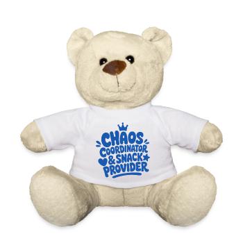 Coordinateur du Chaos Fournisseur de Snacks - Nounours - blanc - Devant