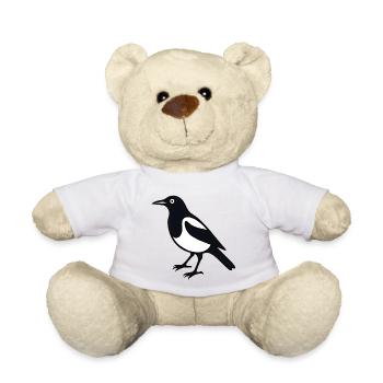 Pie Bird - Nounours - blanc - Devant