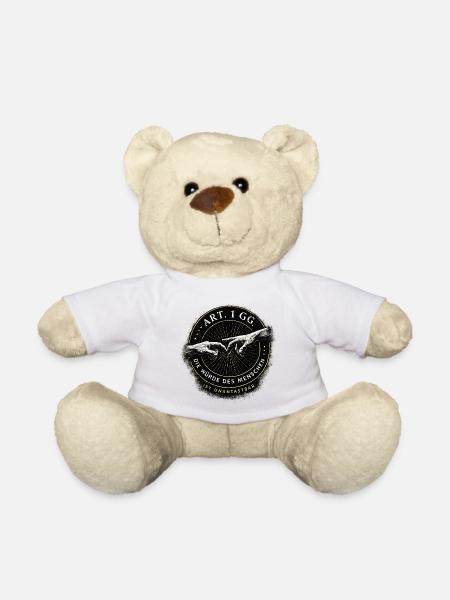 Würde des Menschen – Art 1 GG - Teddy - Weiß