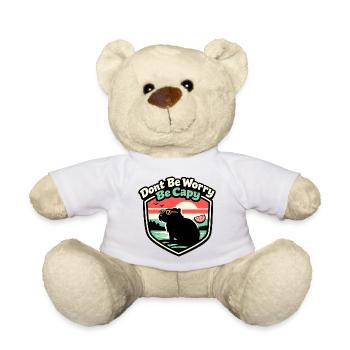 Ne t’inquiète pas, Capy sur la plage - Nounours - blanc - Devant