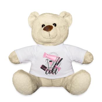 Rose Coiffure Glam – Outils et Style - Nounours - blanc - Devant