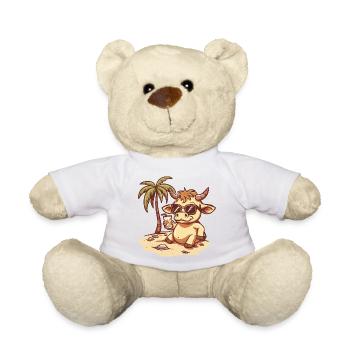 Stier Sommer Palme - Teddy - Weiß - Vorne