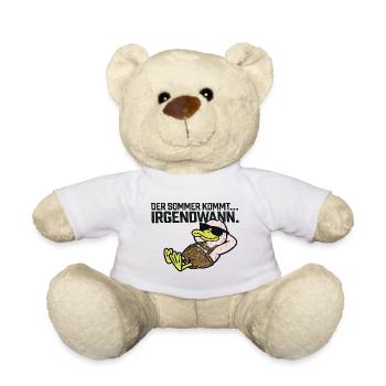 Sommer kommt irgendwann Duck - Teddy - Weiß - Vorne