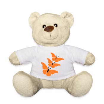 3_schmetterlinge_22 - Teddy - Weiß - Vorne