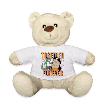 Ensemble, Compagnons pour toujours - Nounours - blanc - Devant