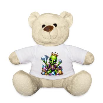 Prince Alien aux Couronnes de Diamant - Nounours - blanc - Devant