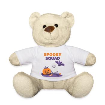 Spooky-Spooky Squad – Süßes Halloween T-Shsquad - Teddy - Weiß - Vorne