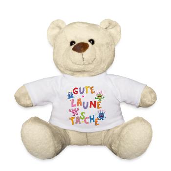Gute Laune Monster Tasche - Teddy - Weiß - Vorne