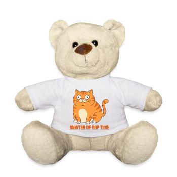 Meister der Schlafzeit-Katze - Teddy - Weiß - Vorne