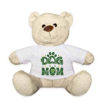 Dog Mom – Modern Pet Pride 🐾 - Teddy Bear - white - Front