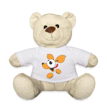 Cute Comic Dog - Teddy Bear - white - Front