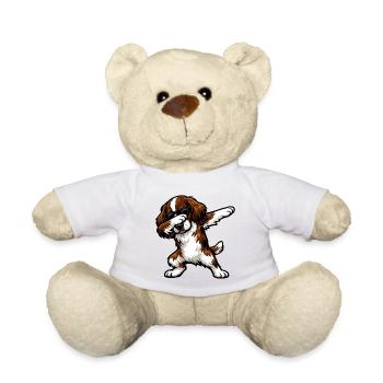 Épanouissement du Springer Anglais - Nounours - blanc - Devant