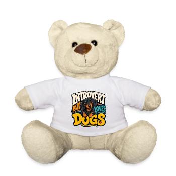 Dachshund - Teddy Bear - white - Front
