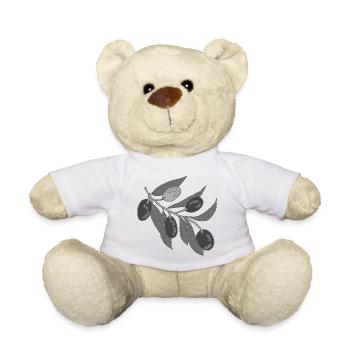 Rameaux d’olivier gris - Nounours - blanc - Devant