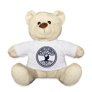 Thought Tree of Knowledge - Teddy Bear - white - Front