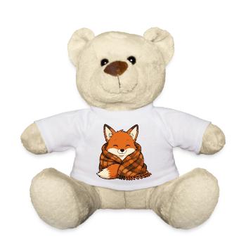 fuchs-decke - Teddy - Weiß - Vorne