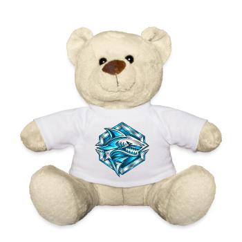 Elektrischer Hai - Teddy - Weiß - Vorne