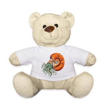 Nautilus mit Kürbisspirale - Teddy - Weiß - Vorne
