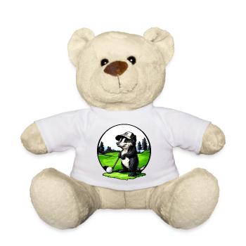 Stinktier Golfspieler - Teddy - Weiß - Vorne