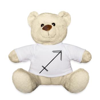 Sternzeichen Schütze handgezeichnet - Teddy - Weiß - Vorne