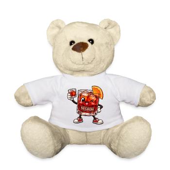 Negroni Kawaii Style – Süßer Cocktailspaß - Teddy - Weiß - Vorne