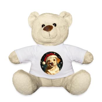 Border Collie Weihnachten - Teddy - Weiß - Vorne