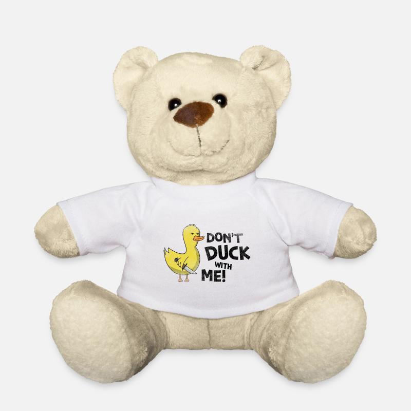Ne Duck Avec Moi Cadeau - Nounours - blanc