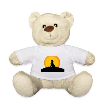 Ein Hund in der Sonne - Teddy - Weiß - Vorne