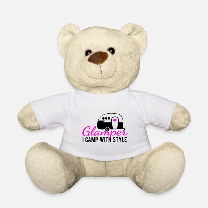 Glamper - happy camper Camping with style - Teddy - Weiß