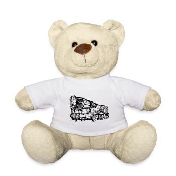 Kran crane Mobilkran 5 Achser schwarz 250 5250 - Teddy - Weiß - Vorne