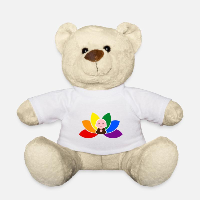 Little monk - Pride lotus - Teddy - Weiß