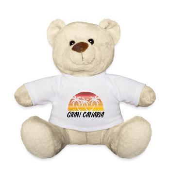 Gran Canaria - Teddy Bear - white - Front