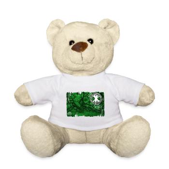oak with green tree of life - Teddy Bear - white - Front
