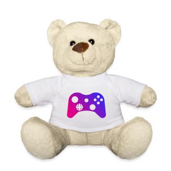 gaming controller gamer game - Teddy - Weiß - Vorne