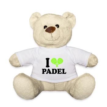 Ich liebe Padel - Teddy - Weiß - Vorne