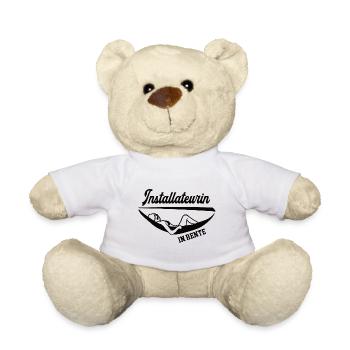 Installateurin in Rente Rentenbeginn Installateure - Teddy - Weiß - Vorne