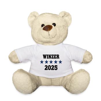 Winzer 2025 Beruf Winzerei Lehre Lehrling Weingut - Teddy - Weiß - Vorne