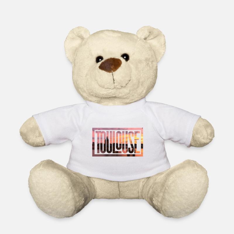 Toulouse, Typographie. - Nounours - blanc