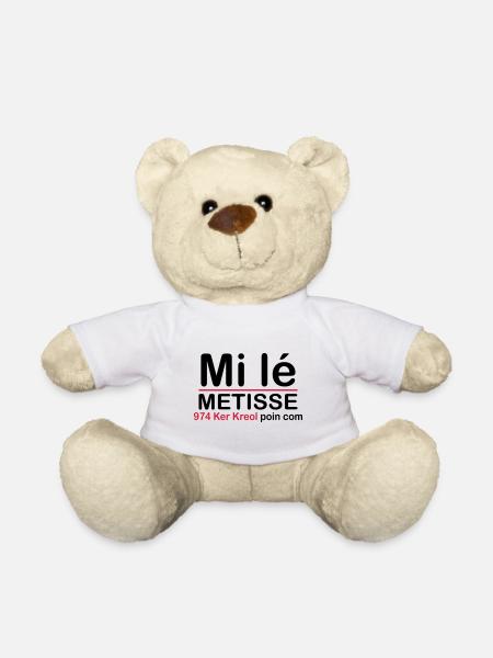 Mi lé METISSE - Nounours - blanc