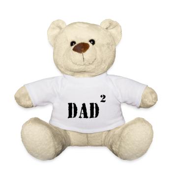 Dad - Teddy Bear - white - Front